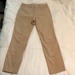 Never worn Old Navy khakis colored pixie high rise pants in size 6
